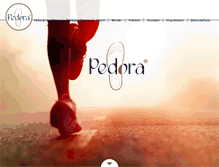 Tablet Screenshot of pedora.de